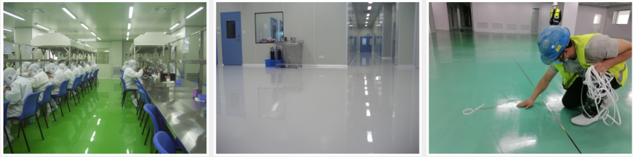 彩田化工防靜電自流平地坪產品方案及技術參數